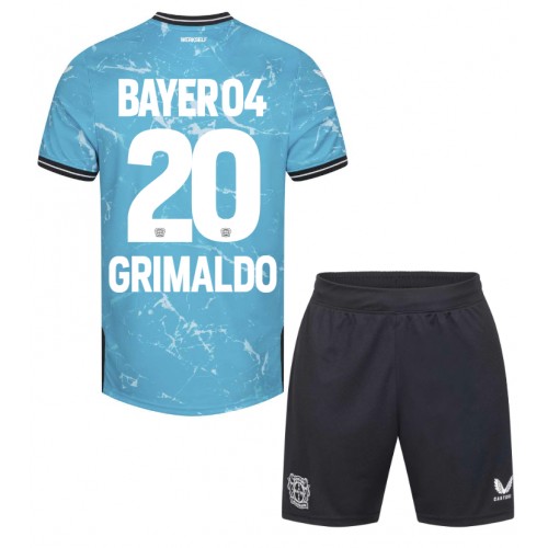 Bayer Leverkusen Alejandro Grimaldo #20 Rezervni Dres za djecu 2023-24 Kratak Rukav (+ Kratke hlače)